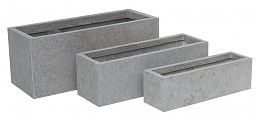 Trough Fiberstone Contemporary Planter By Cadix Capi Lux