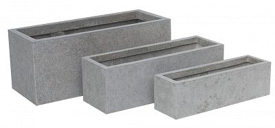 Trough Fiberstone Contemporary Planter By Cadix Capi Lux