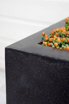 Square Fiberstone Contemporary Planter by Cadix Capi Lux Square Fiberstone Contemporary Planter by Cadix Capi Lux