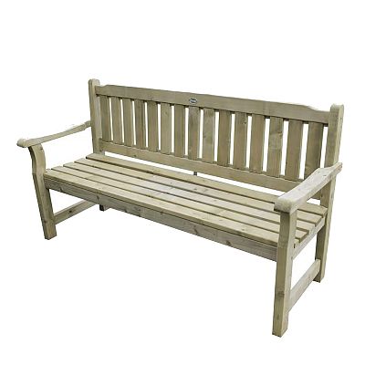 Outdoor Wooden Rosedene Bench by Forest Garden
