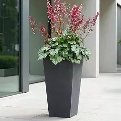IDEALIST Lite Tall Tapered Contemporary Light Concrete Planter