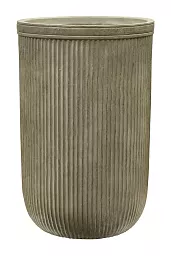 Vertical Rib Tall Planter | Indoor and Outdoor Plant Pot