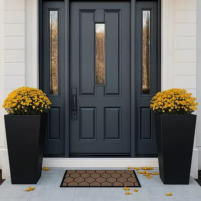 IDEALIST Lite Tall Tapered Contemporary Light Concrete Planter