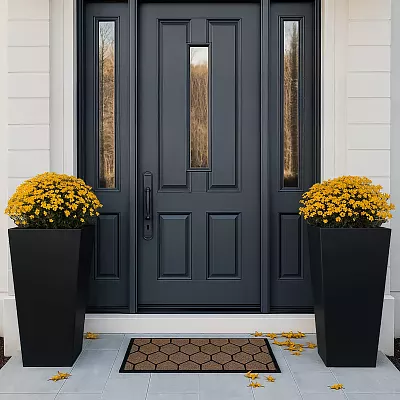 IDEALIST Lite Tall Tapered Contemporary Light Concrete Planter