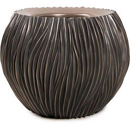 River Round Polystone Outdoor Planter