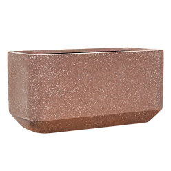 Terrazzo Fiberstone Large Trough Planter | Indoor and Outdoor Plant Pot
