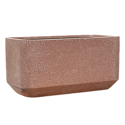 Terrazzo Fiberstone Large Trough Planter | Indoor and Outdoor Plant Pot