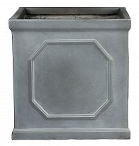 IDEALIST Lite Chelsea Flower Box Square Garden Planter, Faux Lead Grey...