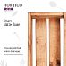 Rustic Scandinavian Redwood Window Box Outdoor Planter Made in UK by HORTICO