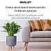 IDEALIST Lite Honeycomb Style Cylinder Planter on Legs, Round Pot Plant Stand Indoor