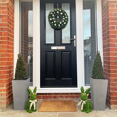 IDEALIST Lite Tall Tapered Contemporary Light Concrete Planter