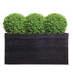 IDEALIST Lite Ribbed Light Concrete Trough Planter