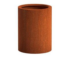 Atlas Outdoor Corten Steel Round Planter