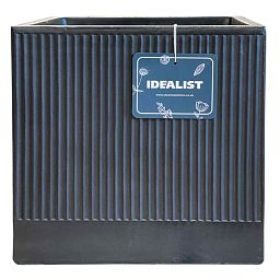 IDEALIST Lite Ribbed Square Outdoor Planter