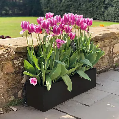 IDEALIST Lite Window Box Light Concrete Planter