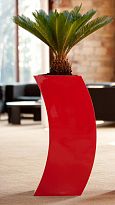 Kurvy Monroe Tall Contemporary GRP RAL H90 L36 W36 cm Planter, 116.6L