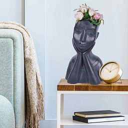 IDEALIST Lite Oval Bust Face Plant Pot Indoor