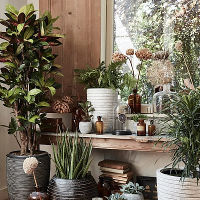Round Resin Row Planter by Cadix Capi Tutch Vase Elegance Low