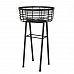 Modern Farmhouse Wire Basket Plant Stand