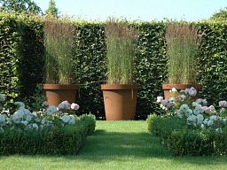 Celso Round Corten Steel Outdoor Planter