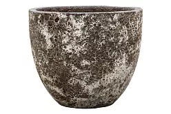 Lava Ceramic Round Planter | Indoor and Outdoor Plant Pot