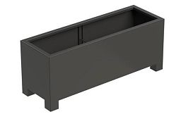 Florida with Feet Outdoor Aluminum Trough Planter