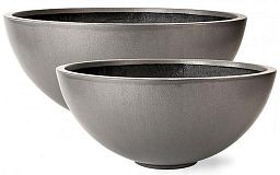 Bowl Fiberglass Bowl Faux Lead Tx Planter Pot In/Out