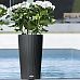 LECHUZA CILINDRO Color Round Tall Poly Resin Self-watering Planter