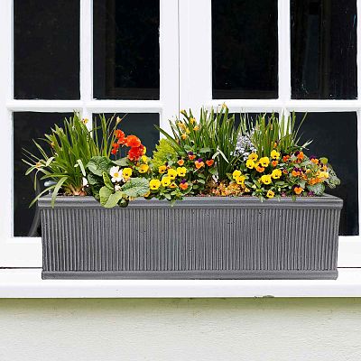 IDEALIST Lite Vertical Ribbed Vintage Style Window Box
