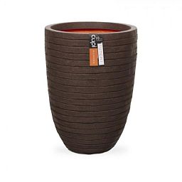 Round Resin Row Planter by Cadix Capi Tutch Vase Elegance Low