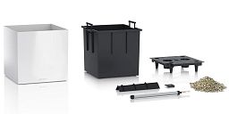 LECHUZA CUBE Square Poly Resin Self-watering Planter