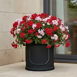 IDEALIST Chelsea Light Concrete Cylinder Garden Planter