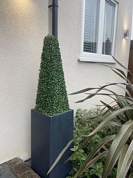 IDEALIST Lite Tall Square Contemporary Light Concrete Planter