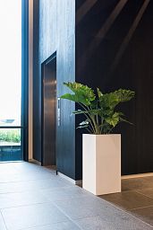 Tall Fiberstone Square Planter by Idealist Premium BOUVY