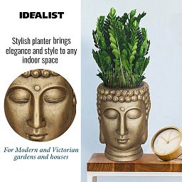 IDEALIST Lite Buddha Face Plant Pot Indoor