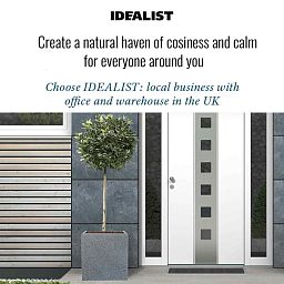 IDEALIST Lite Textured Concrete Effect Square Outdoor Planter