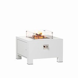 Fire table Gas Rectangular Aluminum Brann