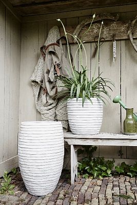 Round Egg Resin Planter by Cadix Capi Tutch Row