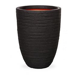 Round Resin Row Planter by Cadix Capi Tutch Vase Elegance Low