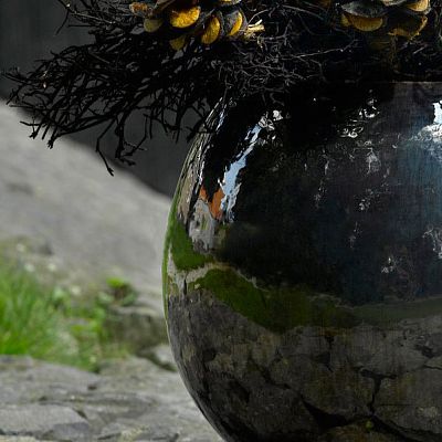 Ceramic Bowl Glossy Planter Pot In/Out