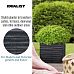 IDEALIST Lite Straw Ribbed Square Outdoor Planter