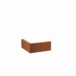 CorTen 3ml Retaining Wall Outside Corner
