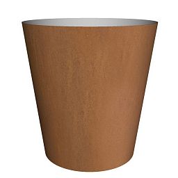 Cortenstyle Conica on Ring Round Planter IN\OUT
