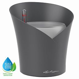 LECHUZA ORCHIDEA Round Poly Resin Indoor Self-watering Planter