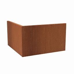 CorTen 4ml Retaining Wall Outside Corner
