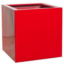 Square Fiberstone Planter by Idealist Premium BLOCK Glossy