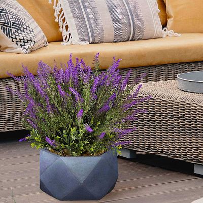 IDEALIST Lite Faceted Effect Bowl Planter Indoor Plant Pot