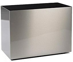 Parel Rectangle Stainless Steel Brushed on Felt (2Mm) Indoor Planter