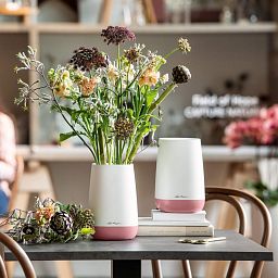 LECHUZA YULA Flower Tall Square Poly Resin Indoor Planter