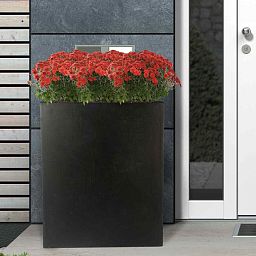 IDEALIST Lite Narrow Contemporary Light Concrete Trough Planter